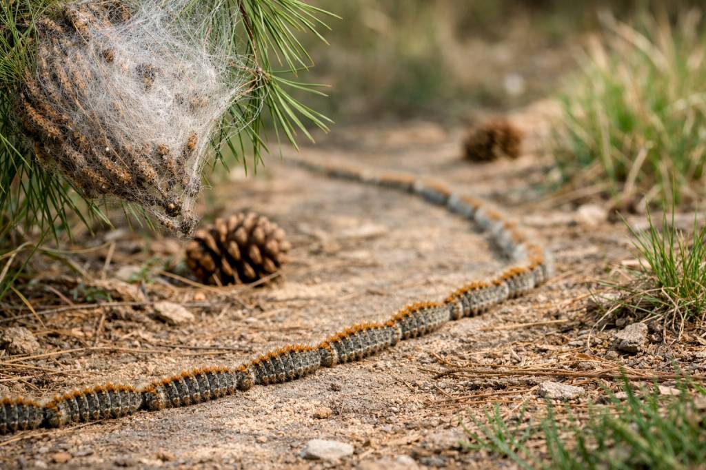 Chenilles processionnaires Fleurieu-sur-Saône : risques allergiques et mesures de sécurité