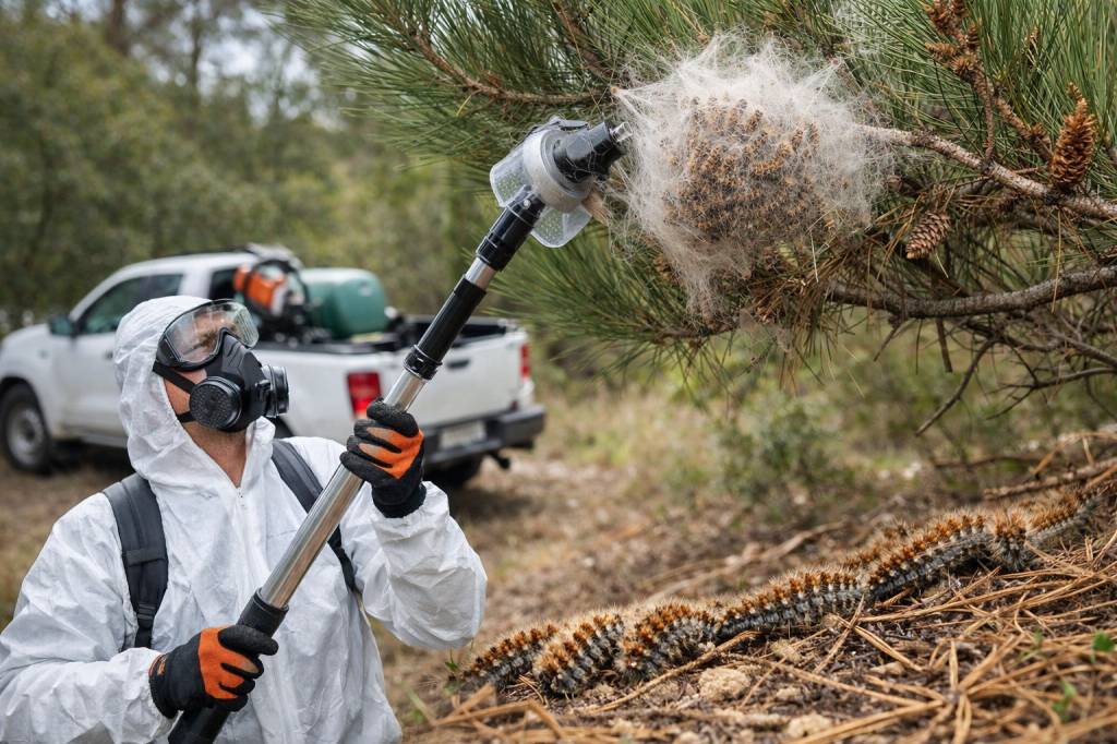 Chenilles processionnaires Neuville-sur-Saône : repérage, diagnostic et prise en charge complète