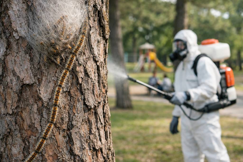 Chenilles processionnaires Oullins-Pierre-Bénite : traitement des zones sensibles et lieux publics