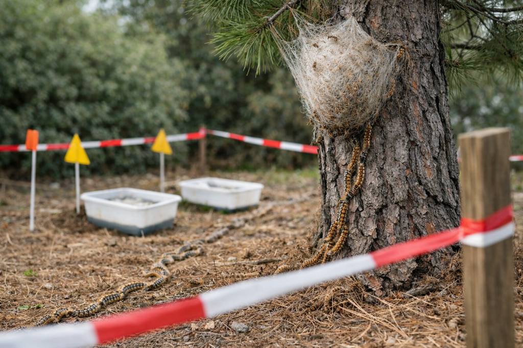 Chenilles processionnaires La Mulatière : bonnes pratiques pour sécuriser un terrain infesté
