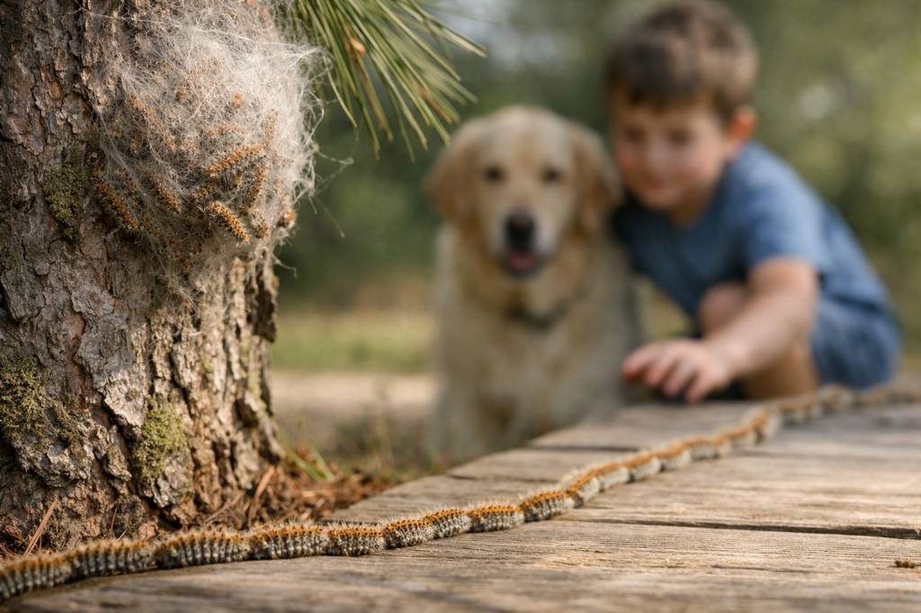 Chenilles processionnaires Genay : interventions rapides pour protéger enfants et animaux