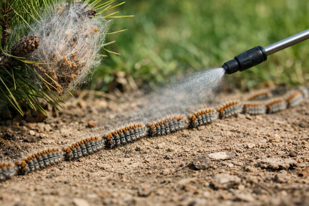 Chenilles processionnaires Poleymieux-au-Mont-d'Or : protocoles de traitement respectueux de l’environnement