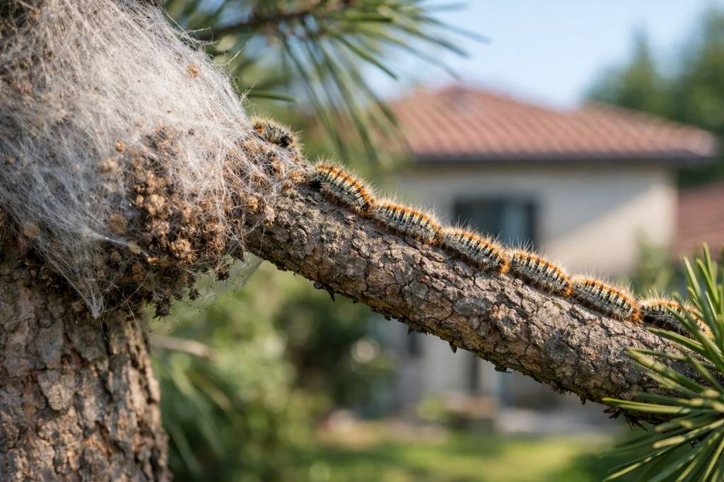 Chenilles processionnaires Caluire-et-Cuire : intervention rapide et sécurisée autour de votre habitation