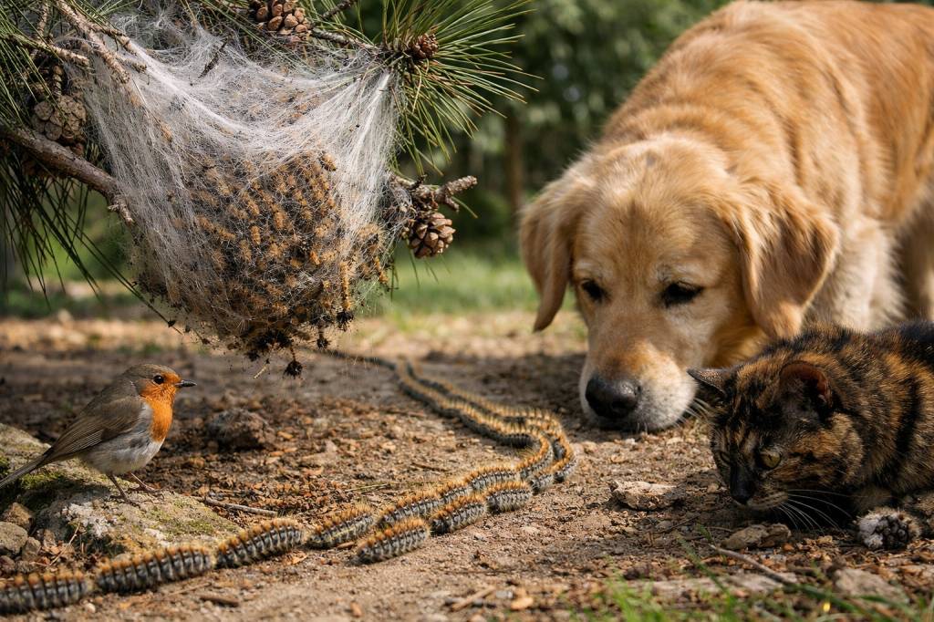 Chenilles processionnaires Bron : comment protéger durablement votre jardin et vos animaux