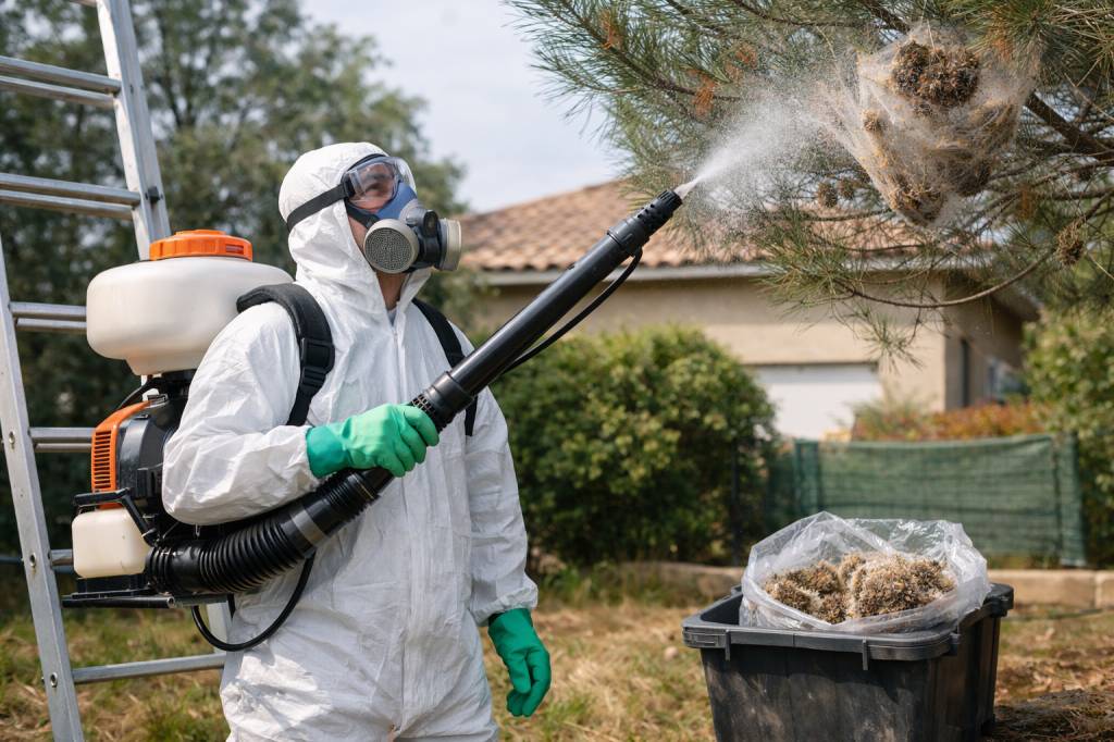 Chenilles processionnaires Vernaison : comment se déroule une intervention professionnelle complète