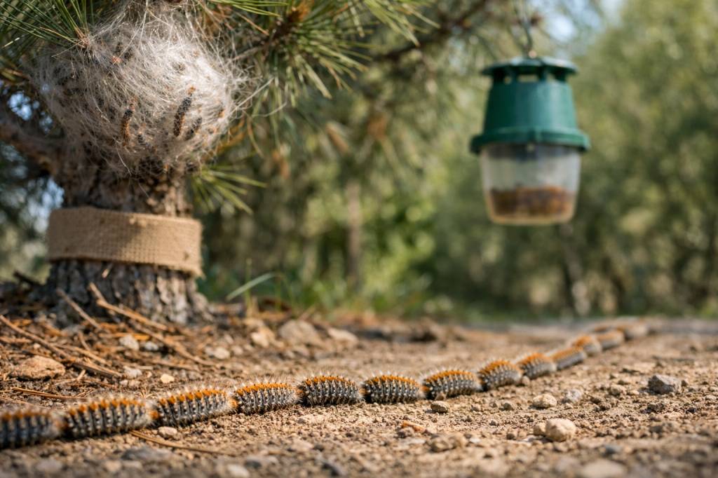 Chenilles processionnaires Craponne : solutions écologiques et professionnelles pour vos arbres