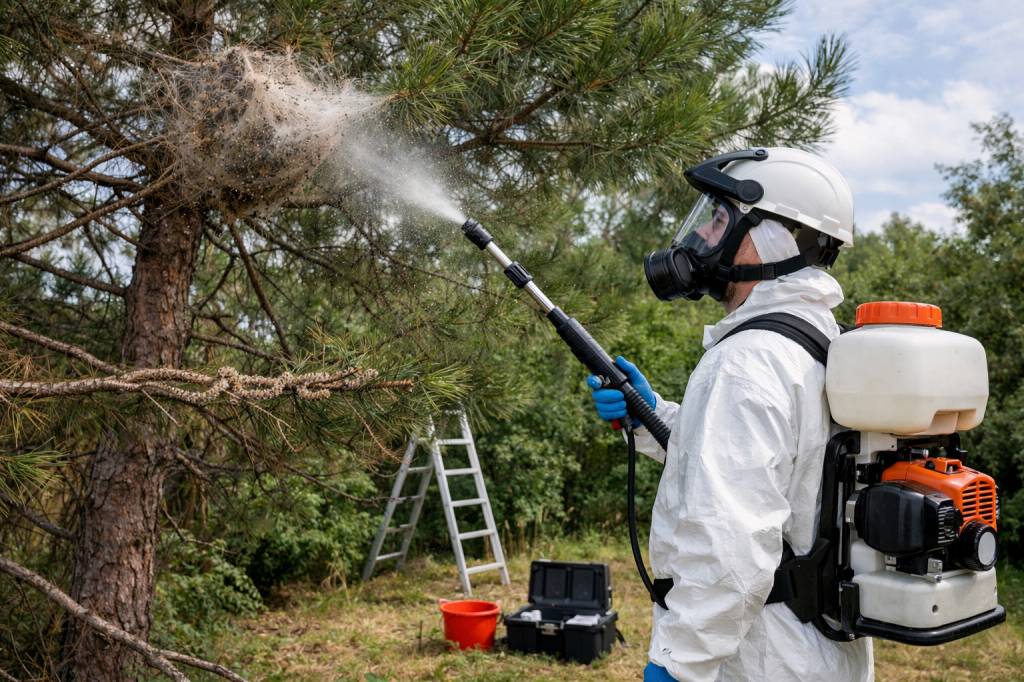 Chenilles processionnaires Meyzieu : comment se déroule une intervention professionnelle complète