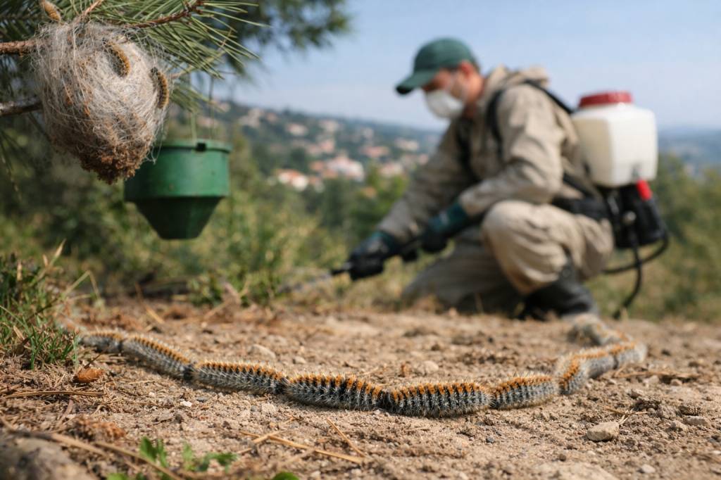 Chenilles processionnaires Charbonnières-les-Bains : lutte raisonnée et respectueuse de l’environnement