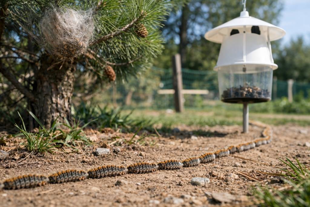 Chenilles processionnaires Fleurieu-sur-Saône : sécuriser vos extérieurs avant l’arrivée du printemps